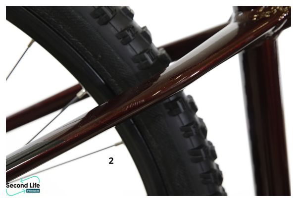 Vélo d'Exposition - VTT Électrique Semi-Rigide Sunn Flash S2 Shimano Altus 9V 500 Wh 29'' Bordeau 2022