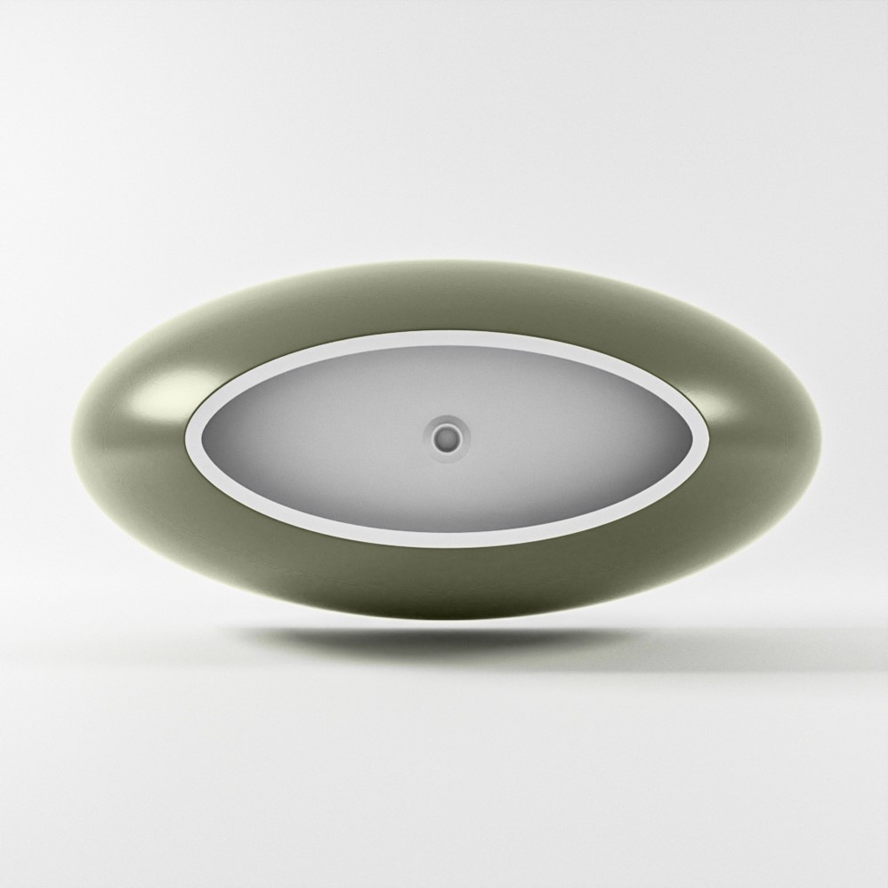 Mondiaz Float vrijstaand bad 170x80cm kleur army