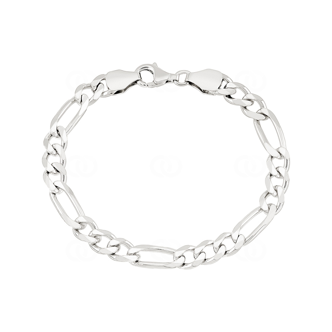 Figaroarmband 925 Silber 6.3mm
