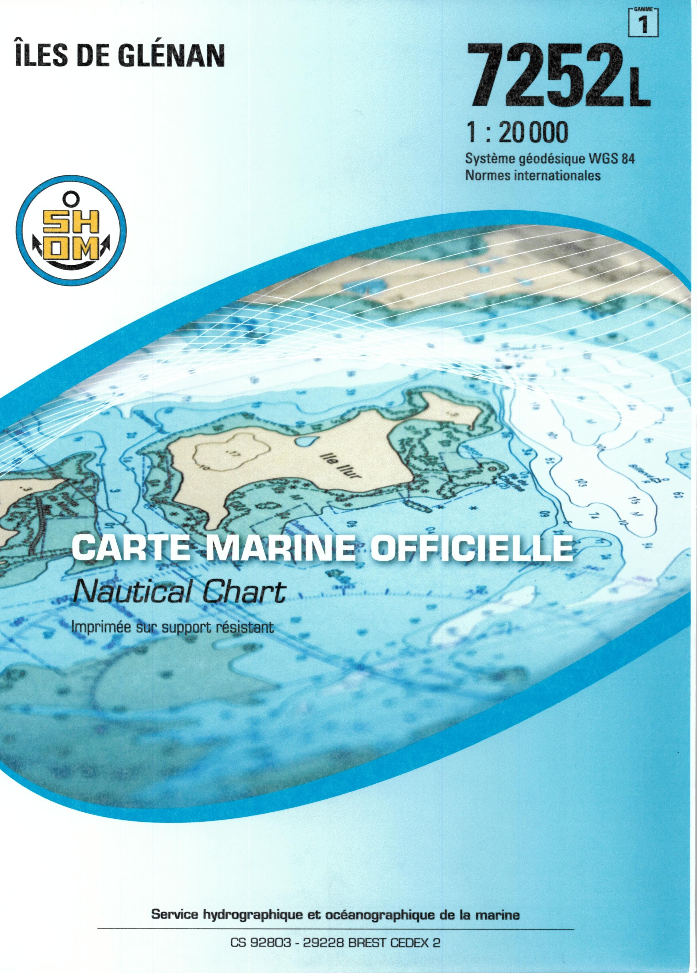 EPSHOM - 7252L ILES DE GLENAN