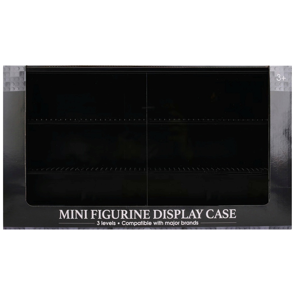 3-stöckige Minifiguren-Vitrine