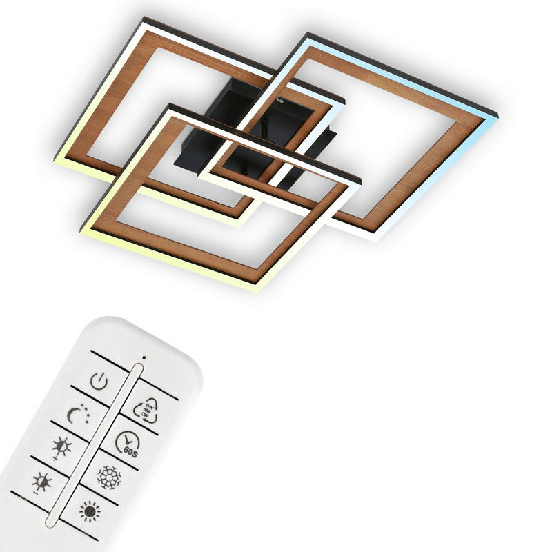 Briloner LED-Deckenleuchte FRAME