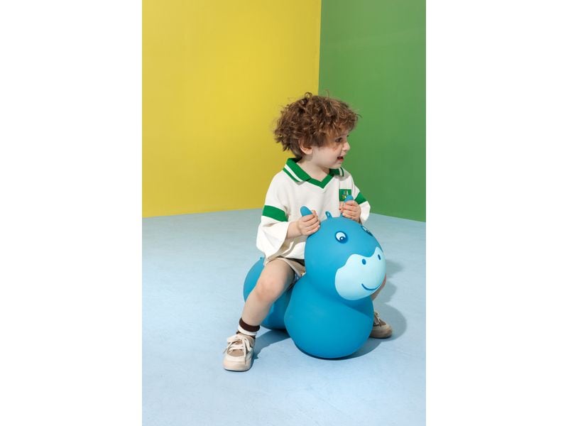 Micro Mobility Rutschfahrzeug Micro Air Hopper II Blue Kinderspielzeug für Spass, Abenteuer und Spannung