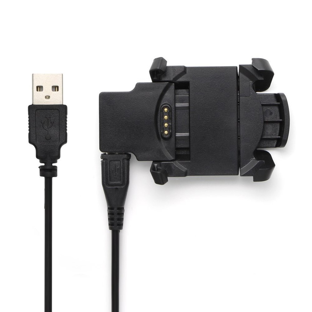 (1m) Garmin Fenix 3 USB A Ladegerät Clip Dockingstation - Schwarz