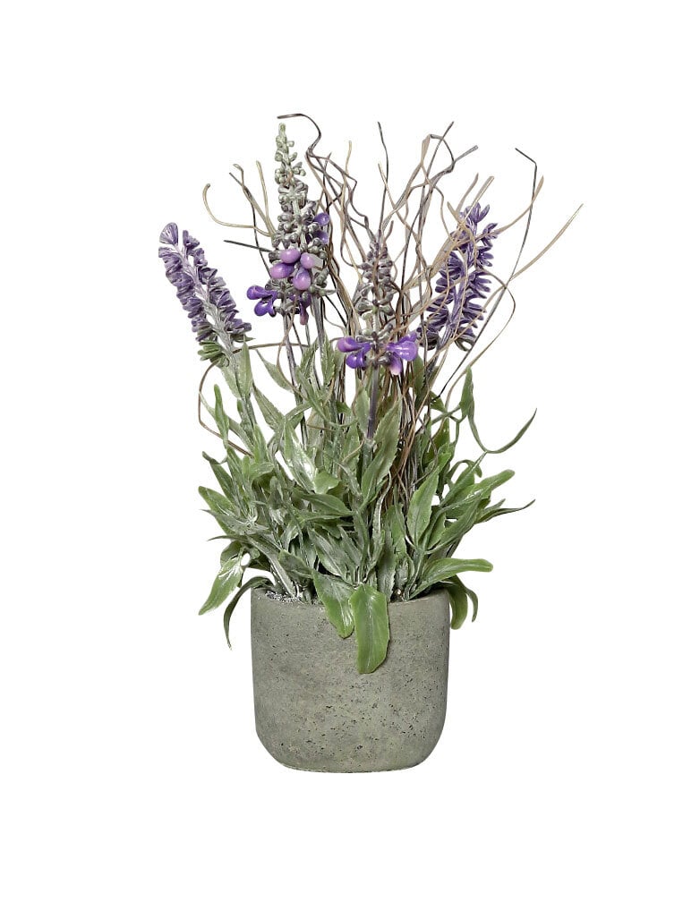 Kunstpflanze LAVENDEL im Topf 22 cm