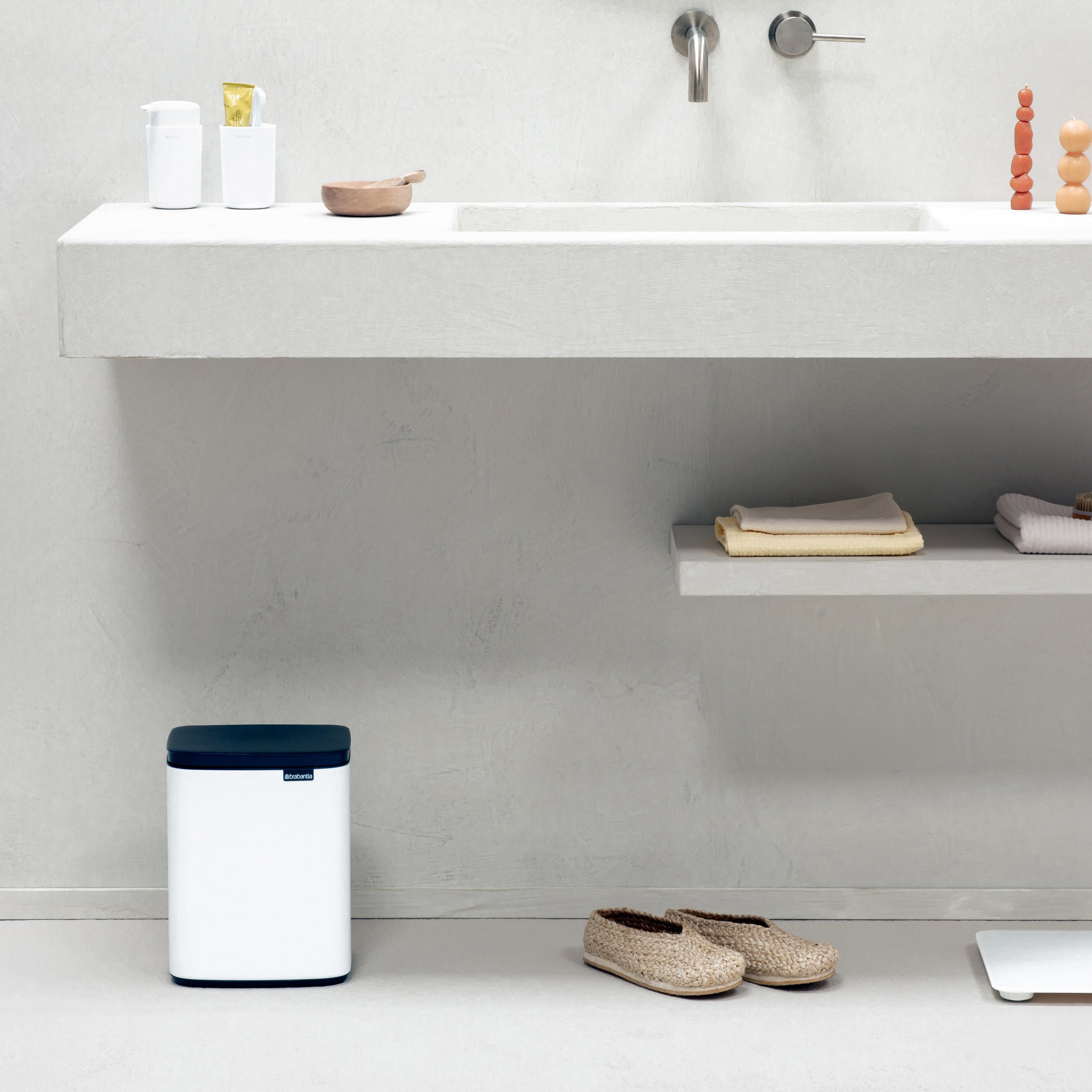 Brabantia Bo Afvalemmer 7 L - White