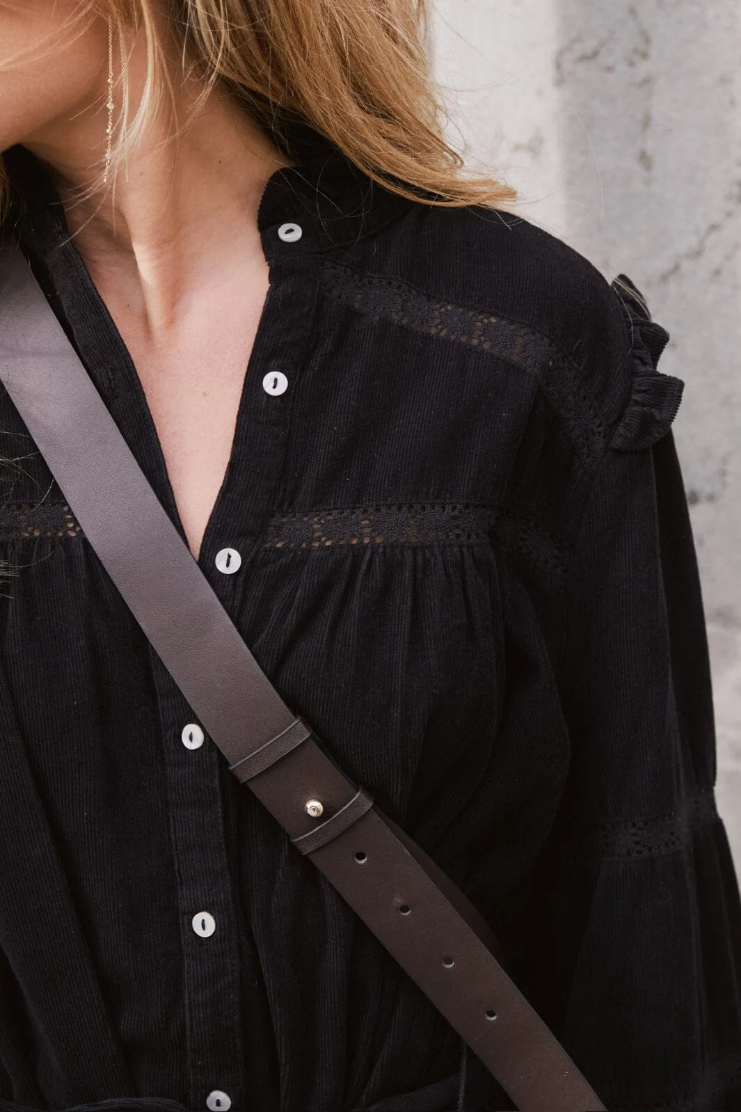 Neo Noir Iriro Corduroy Dress
