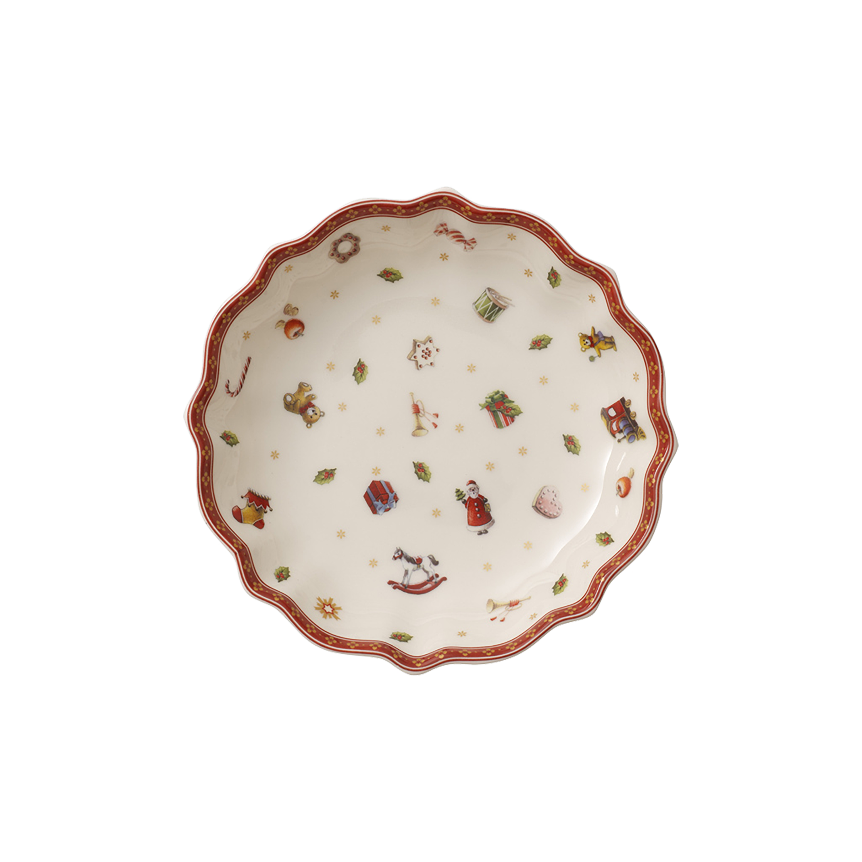 Toy's Delight Bowl Red, 5.1 oz, Premium Porcelain