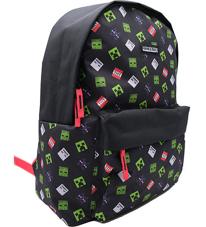 Minecraft Rygs?k - 17 L - 43x31x13 cm - Sort