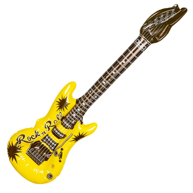 Aufblasbare Gitarre - ca. 106 cm - 1 Stück