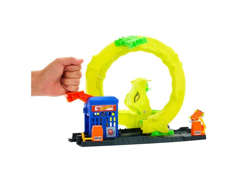 Hot Wheels City Snake Gas Station Fahrzeuge im Massstab 1:64
