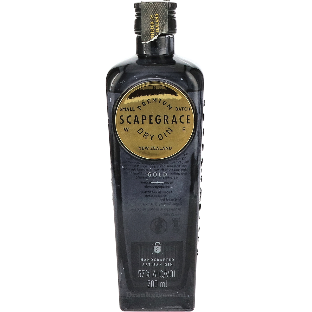 Scapegrace Gold Dry gin Klein 20 cl