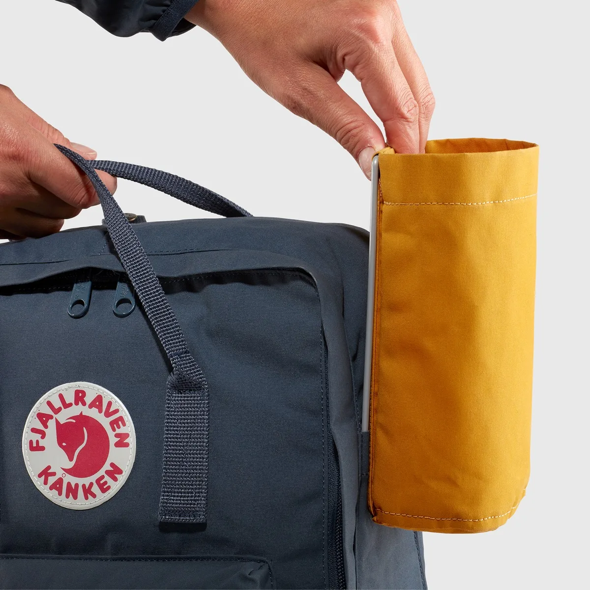 Fjällräven Kånken Bottle Pocket Fog