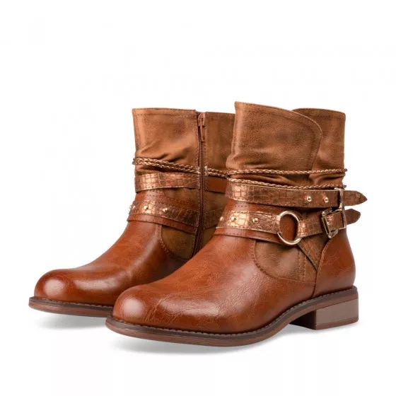 Bottines COGNAC MERRY SCOTT
