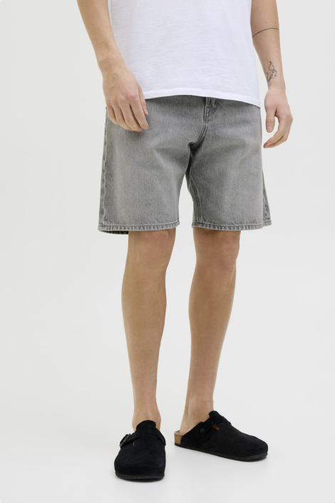 Jack & Jones grijze heren korte broek