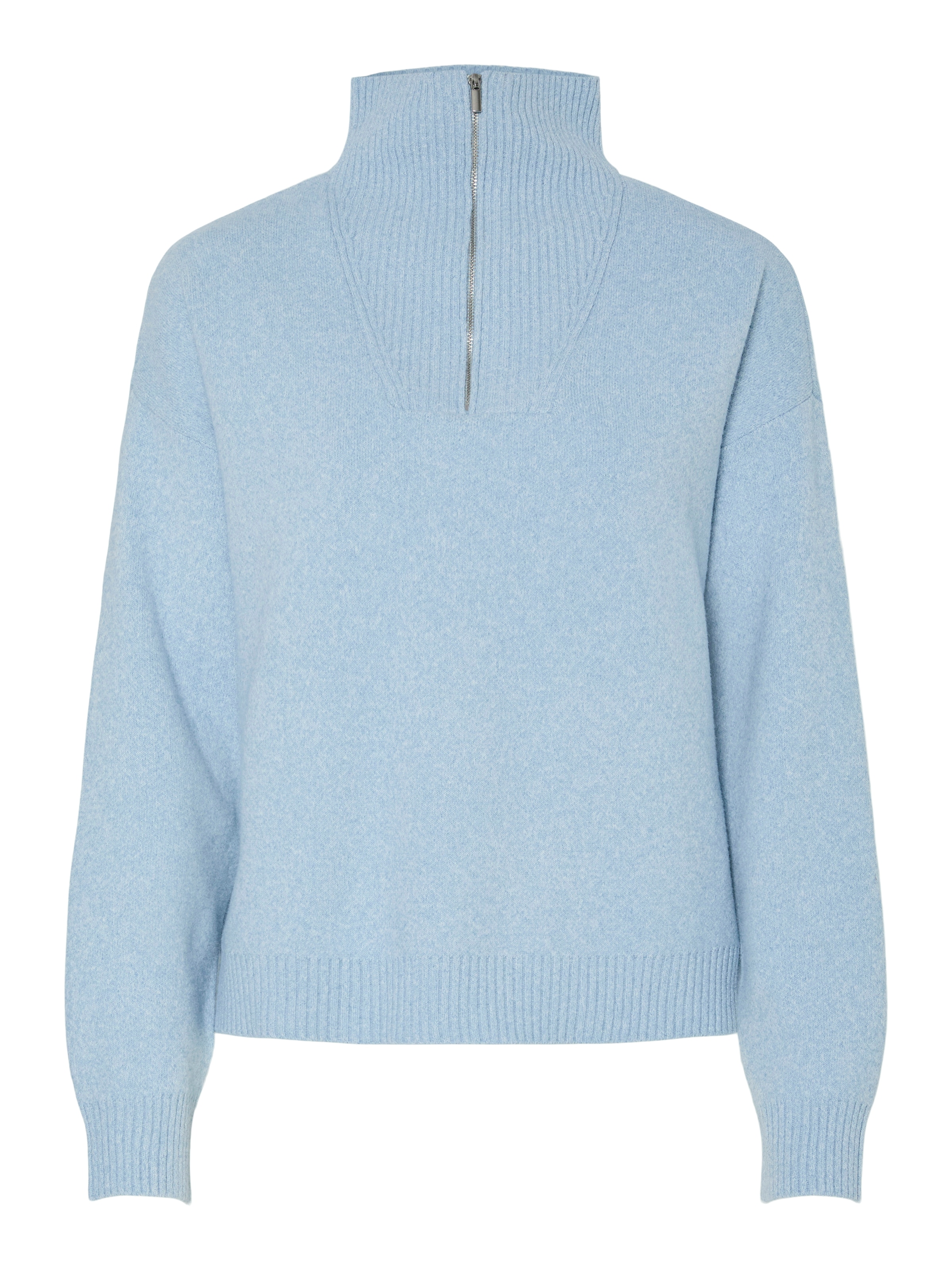 pieces Troyer »PCOREE LS HALF ZIP KNIT PWP BC«