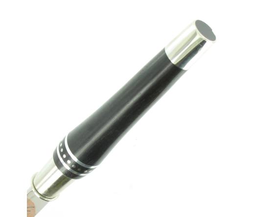 Nontron Virole n° 25 Double virole Manche Ebène aluminium Couteaux de Poche par Nontron