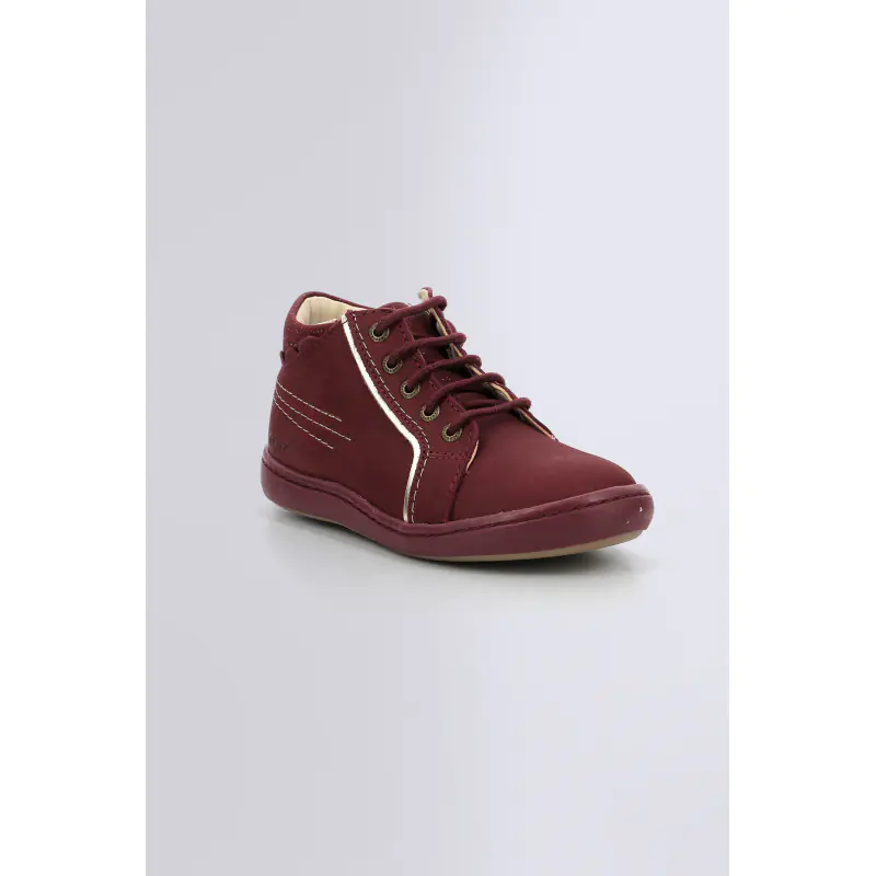 KICKPINNS BORDEAUX (28-36) BOTTINES Cuir  Fille