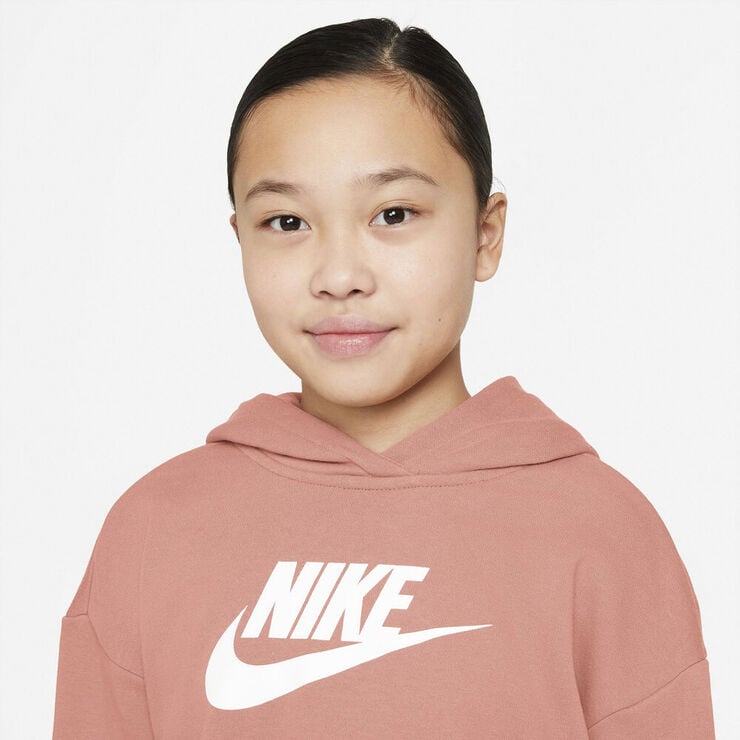 Nike Sportswear Club Cropped Haettetroje Pink