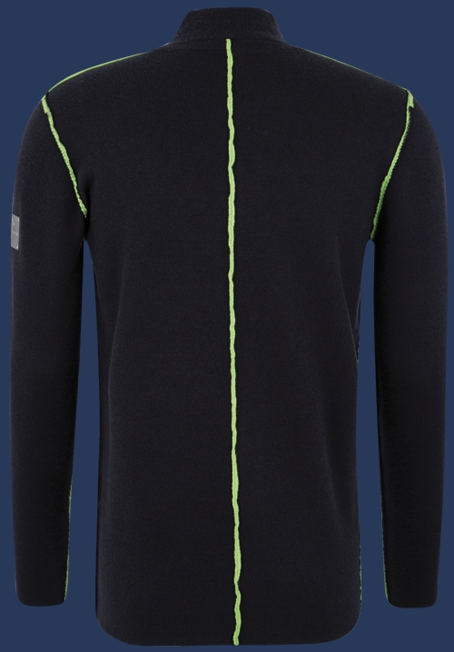 Herren Pullover 012 KoNitH, Darknavy/Neongreen