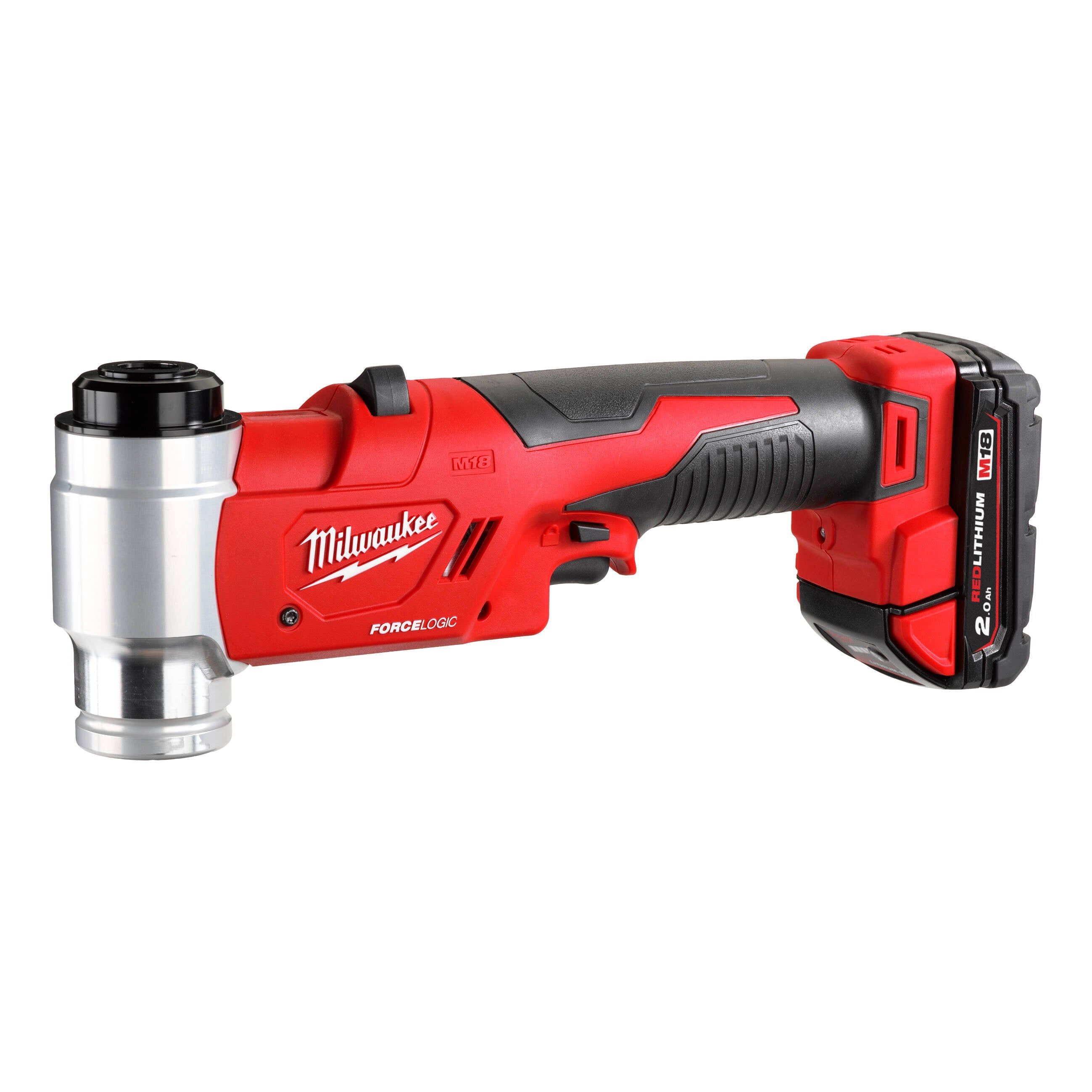 Milwaukee M18 HKP-201C Accu Hydraulische Ponsmachine FORCE LOGIC™ 18V 2.0Ah in koffer - 4933451202