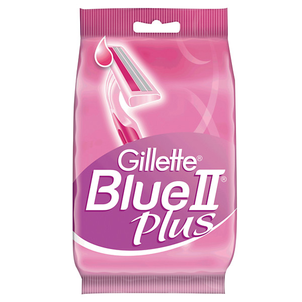 Rasoirs jetables Gillette Blue II Plus, le sachet de 10