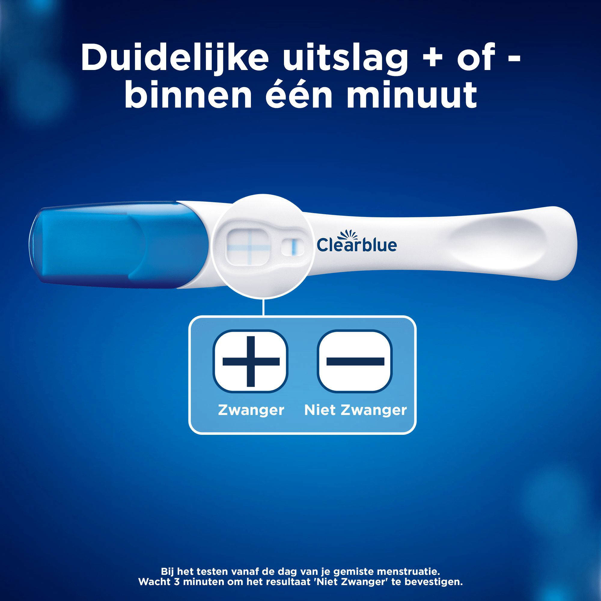 Clearblue zwangerschapstest snelle detectie - 2 testen
