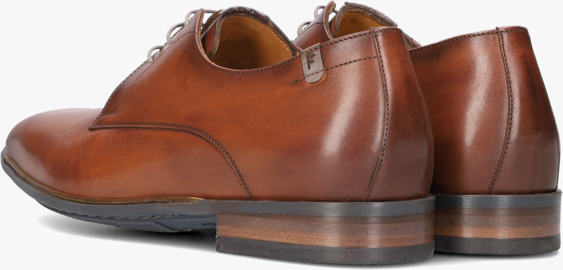 FLORIS VAN BOMMEL cognac floris van bommel nette schoenen sfm-30295