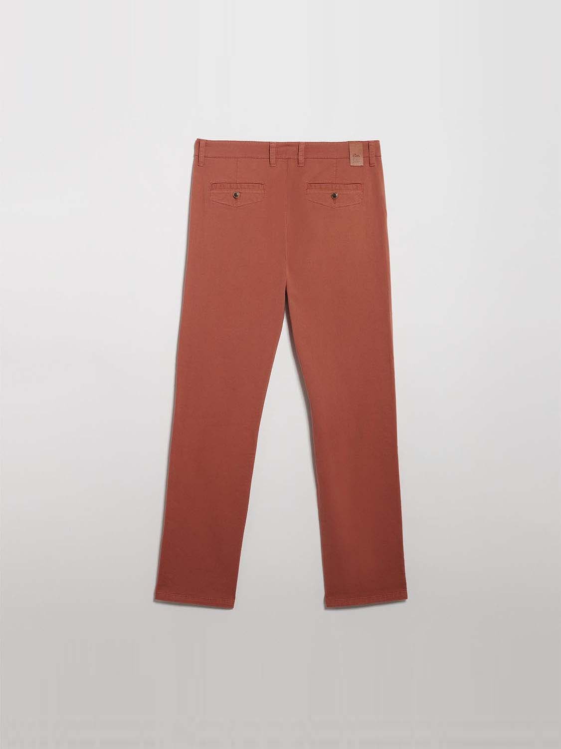 Pantalon Chino Homme Coton Biologique Orange