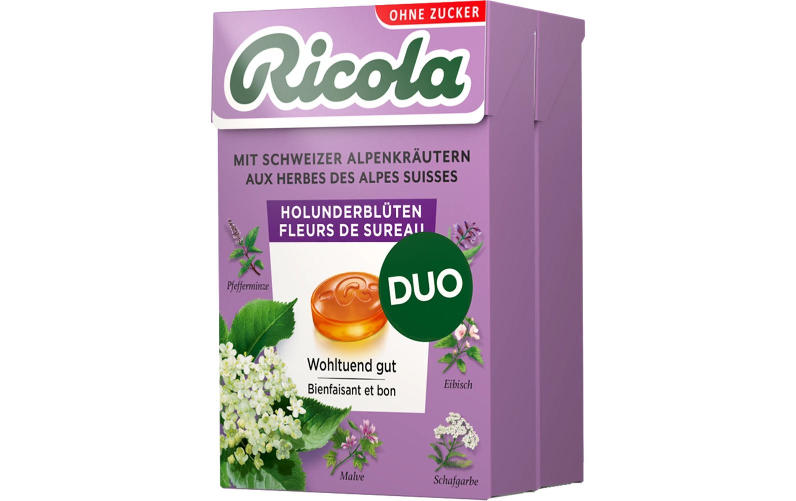 Bonbons Holunderblüte 2 x 50 gKräuterbonbons mit Süssungsmitteln
