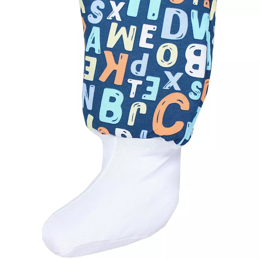 TupTam Baby Winter Schlafsack mit Beinen und Füßen blau Modell 1