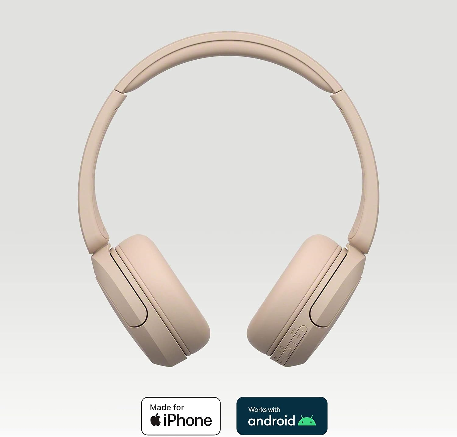 WH-CH520 Bluetooth 5.2 Kopfhörer On-Ear Headset mit Sprachsteuerung (WHCH520C.CE7) - Beige