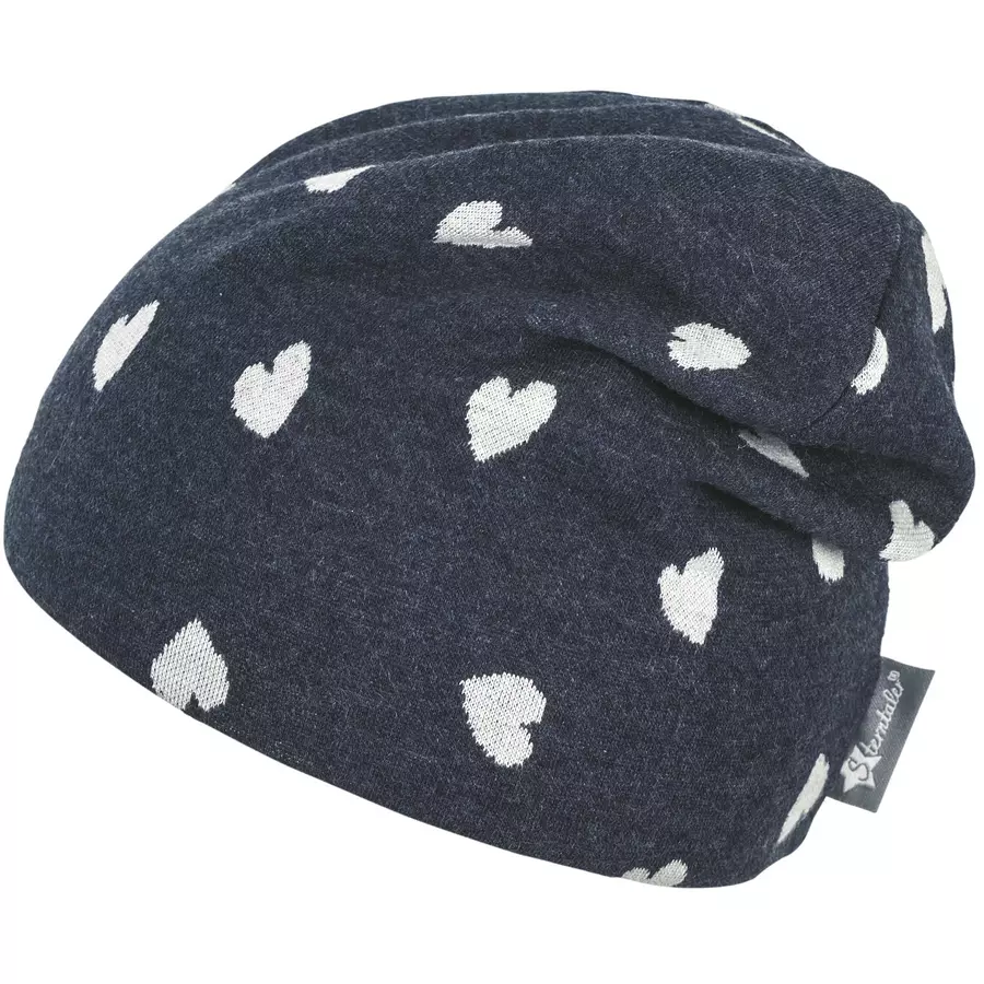 Sterntaler Slouch-Beanie blau melange