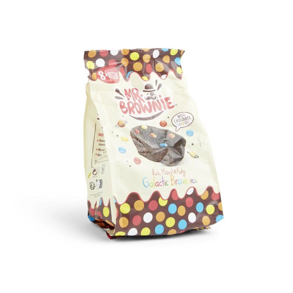 Lot de 8 sachets individuels Mr. Brownie Galactic chocolat 200g