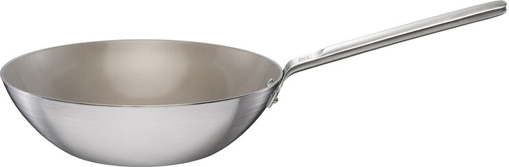 Fiskars Norden Steel wok 28 cm Grå
