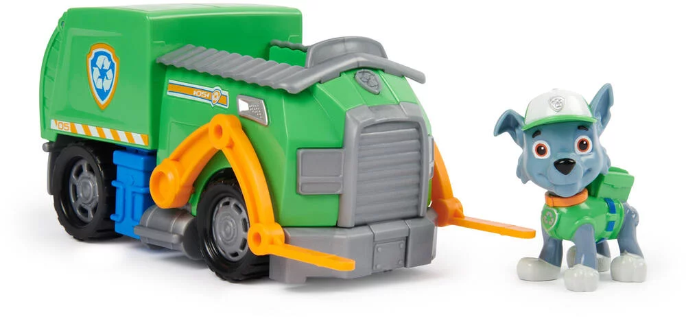 PAT'PATROUILLE  - VEHICULE ET FIGURINE ROCKY