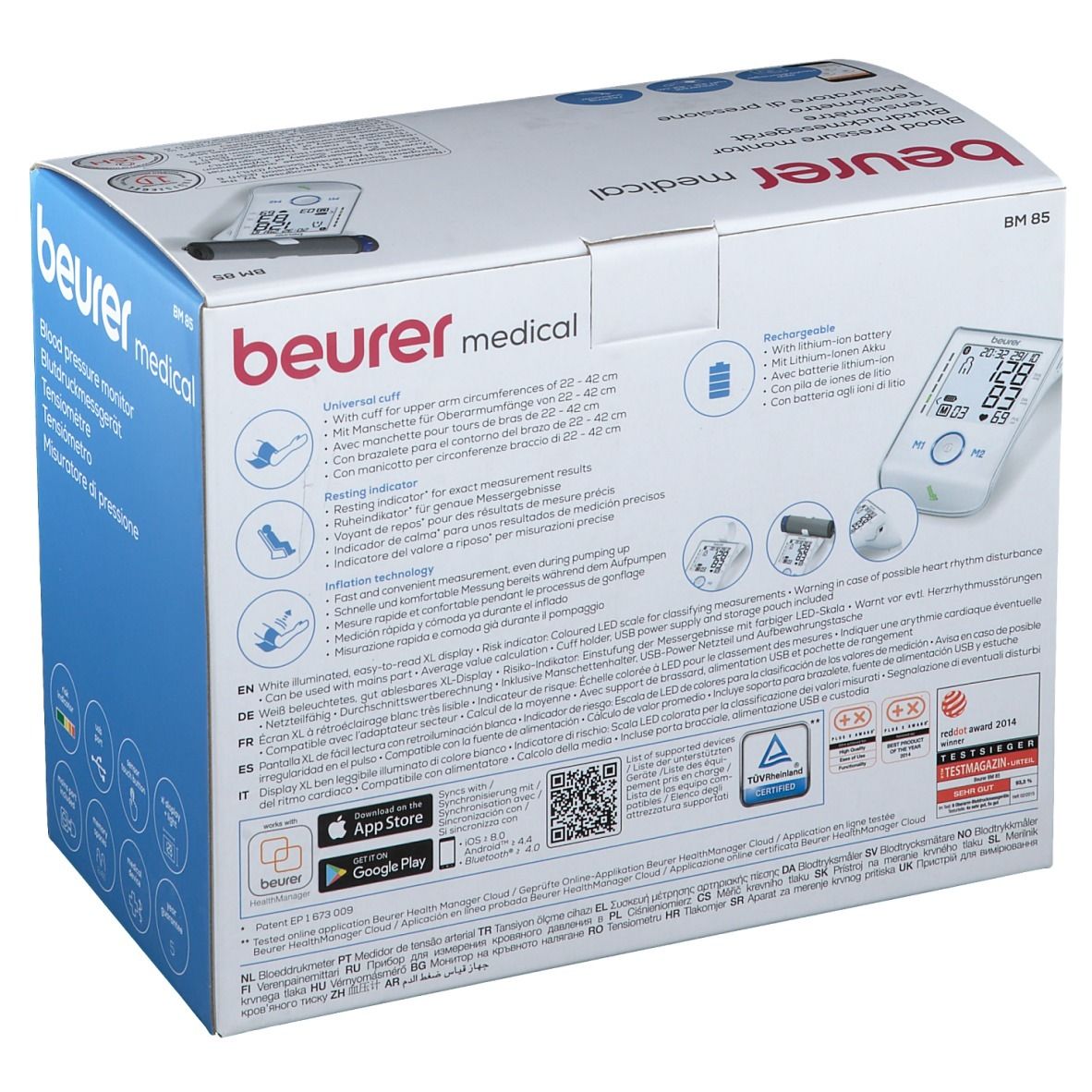 beurer BM85 Oberarm-Blutdruckmessgerät