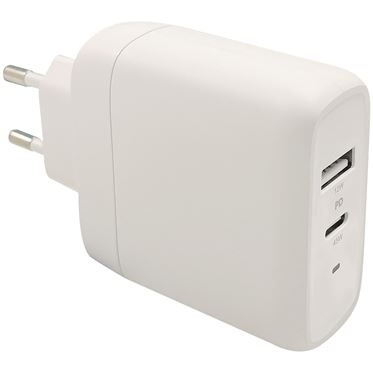 Connectique et chargeurs pour tablette Accsup Chargeur secteur + Cable USB-C 1M Blanc