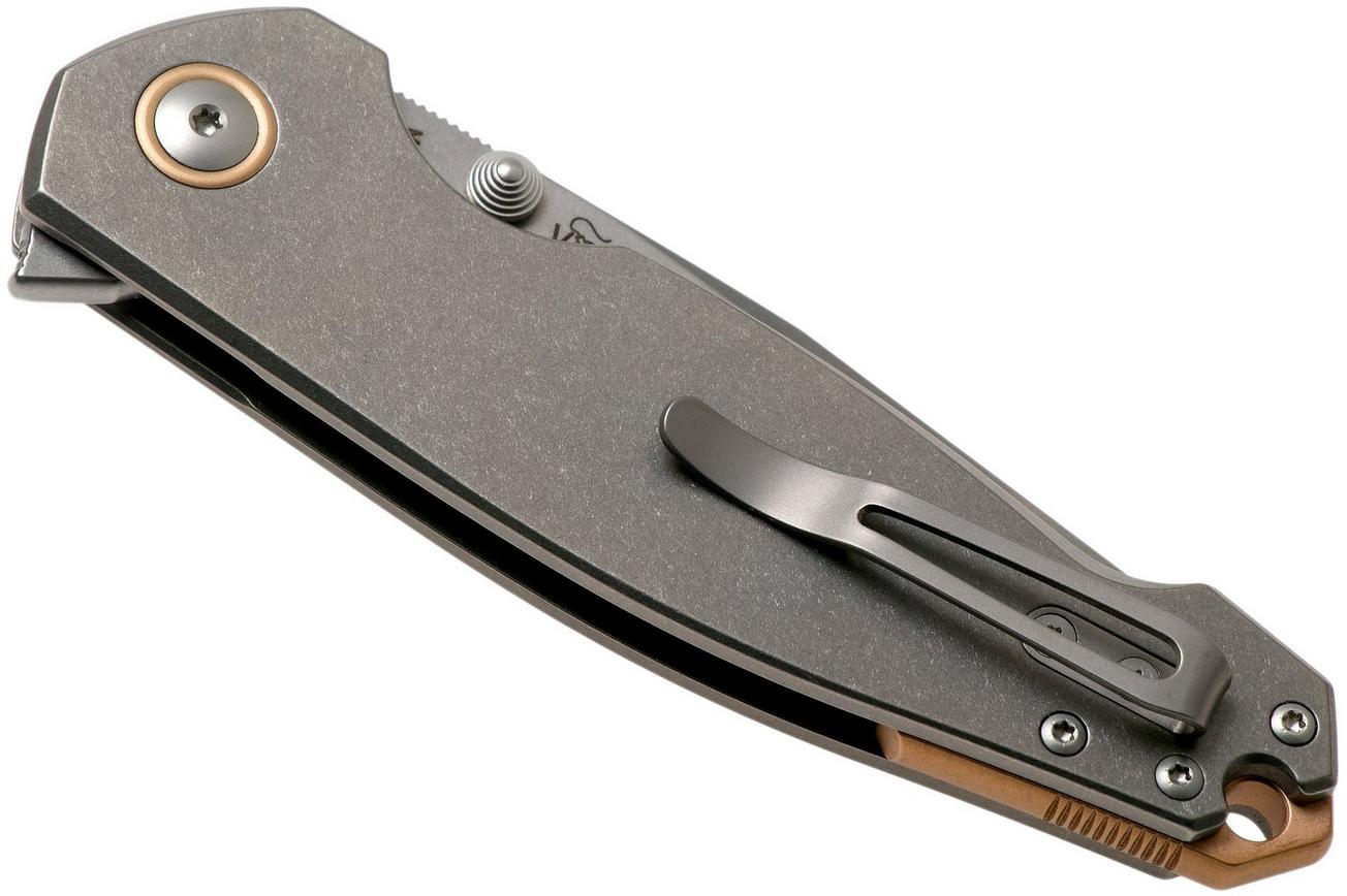 Viper Katla V5982TI Stonewashed, Titanium zakmes, Jesper Voxnaes design