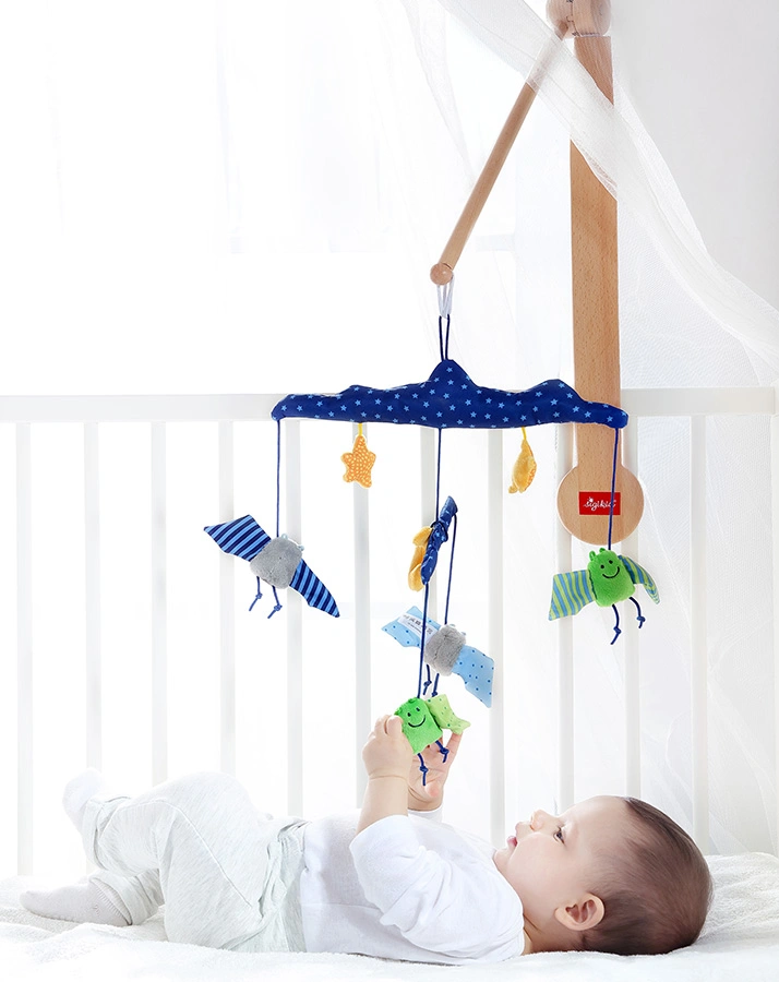 Mobile-Halter RACK aus Holz in natur