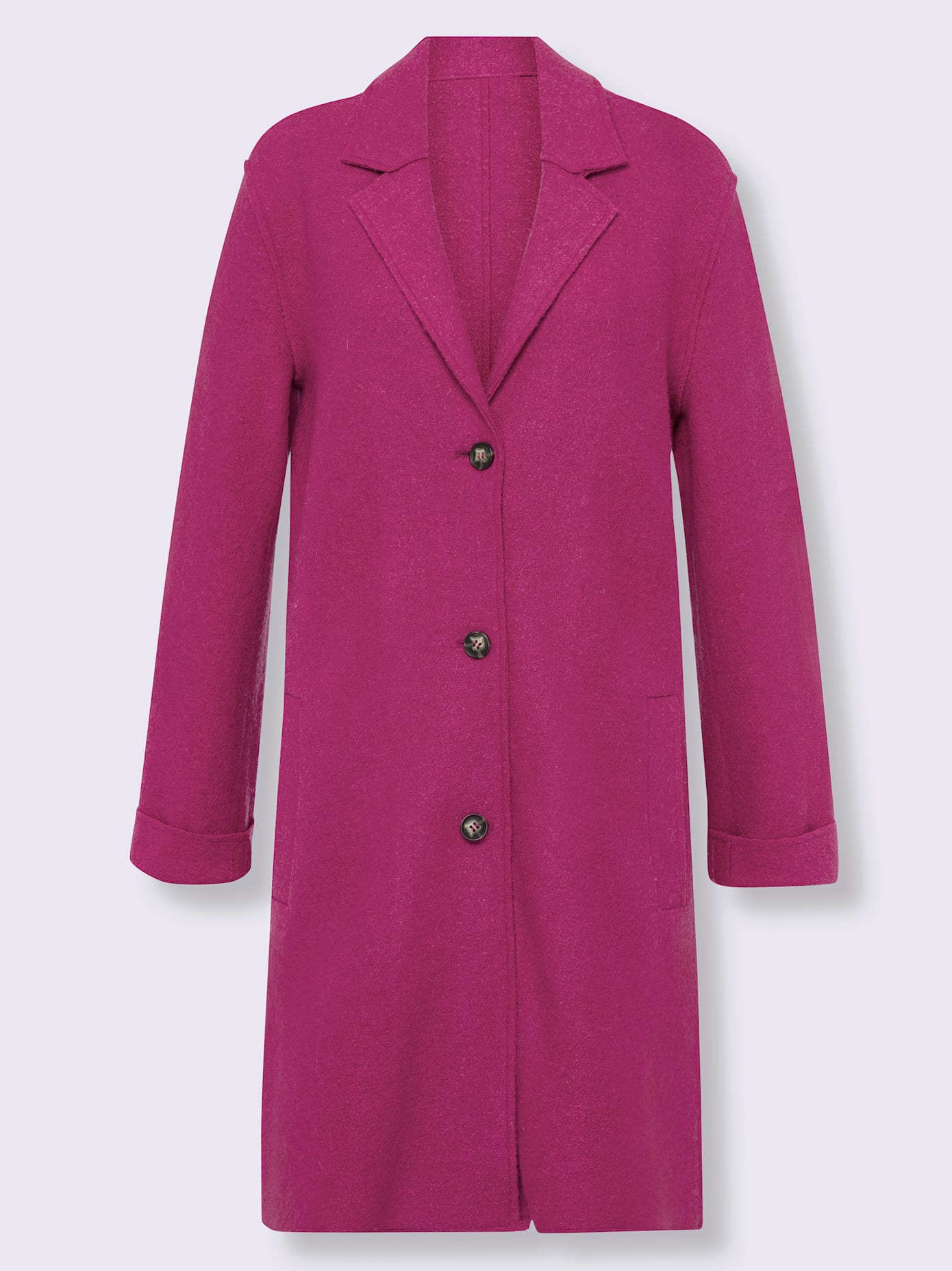 Manteau bords ouverts modernes