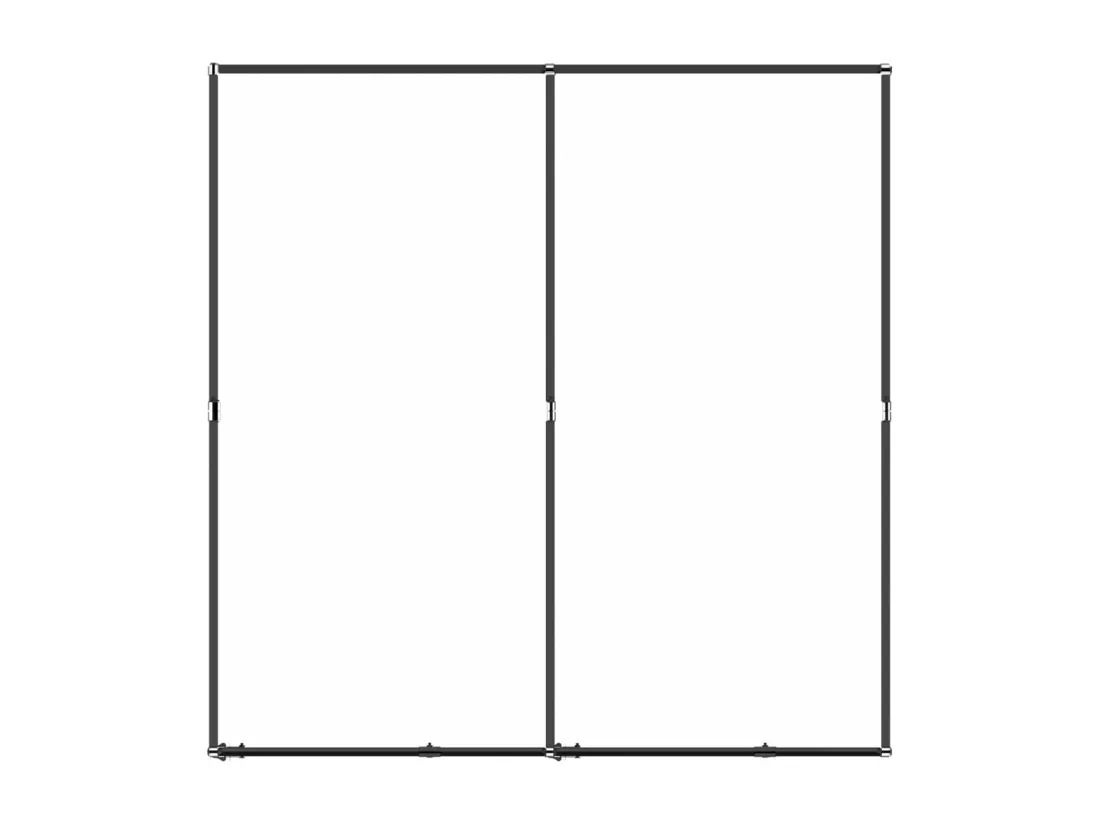 Chenil cage enclos pac noire 192 x 192 x 200 cm 02_0041830