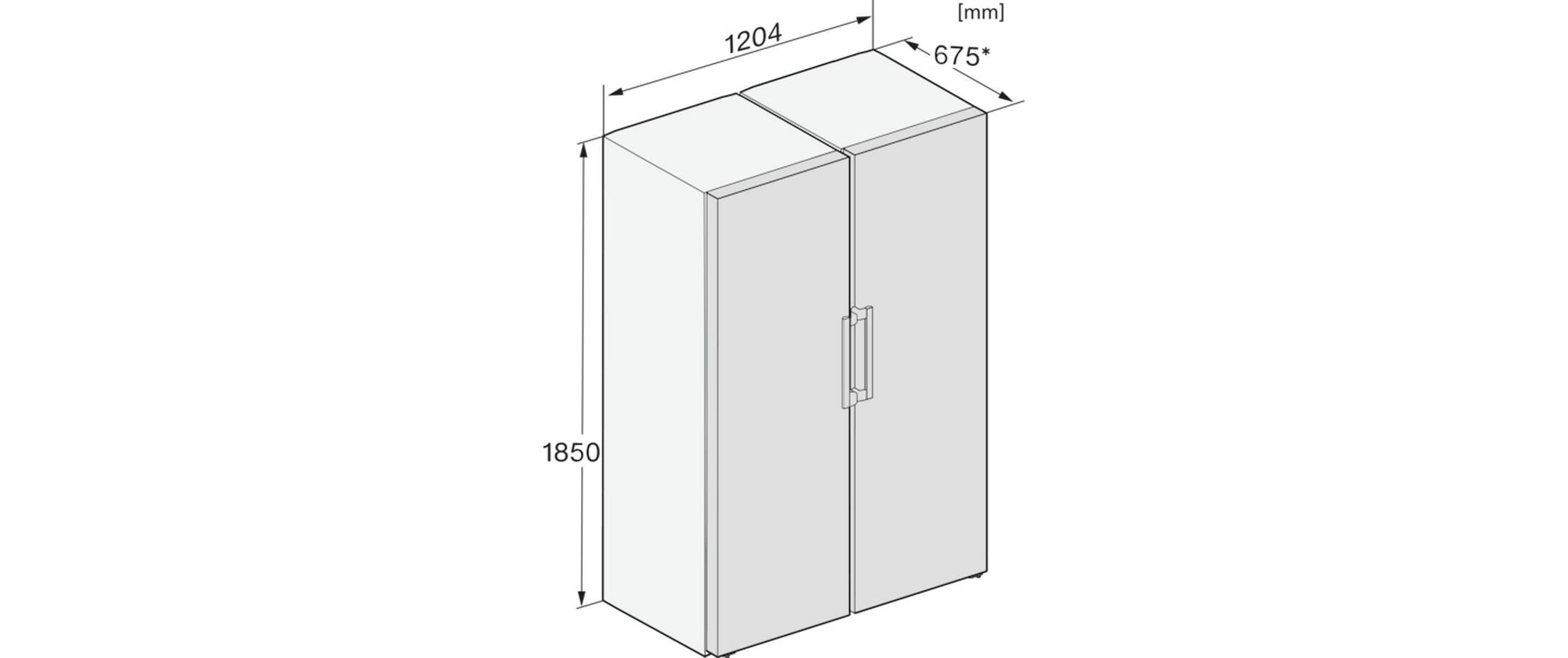 Kühlschrank KS 4783 DD Rechts<br>Freistehender Kühlschrank