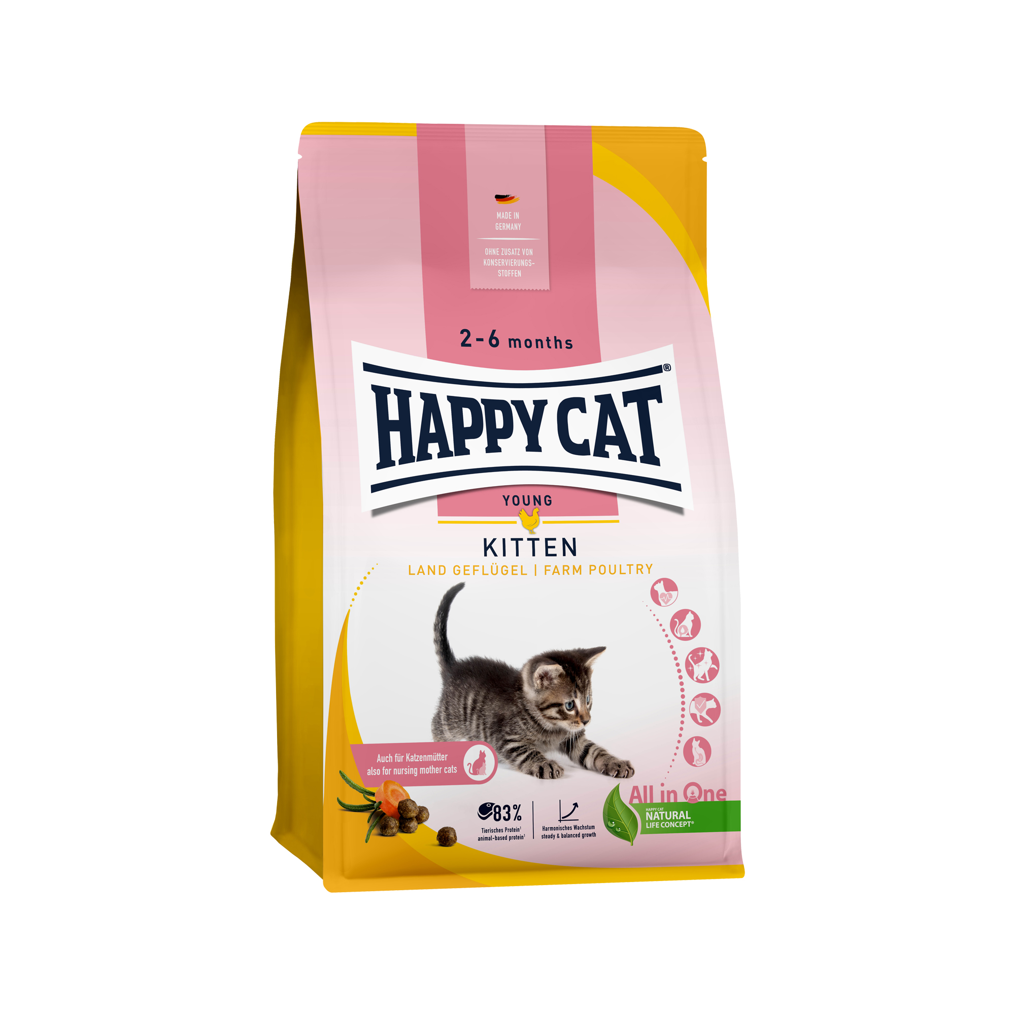 Happy Cat Kittenvoer - Gevogelte