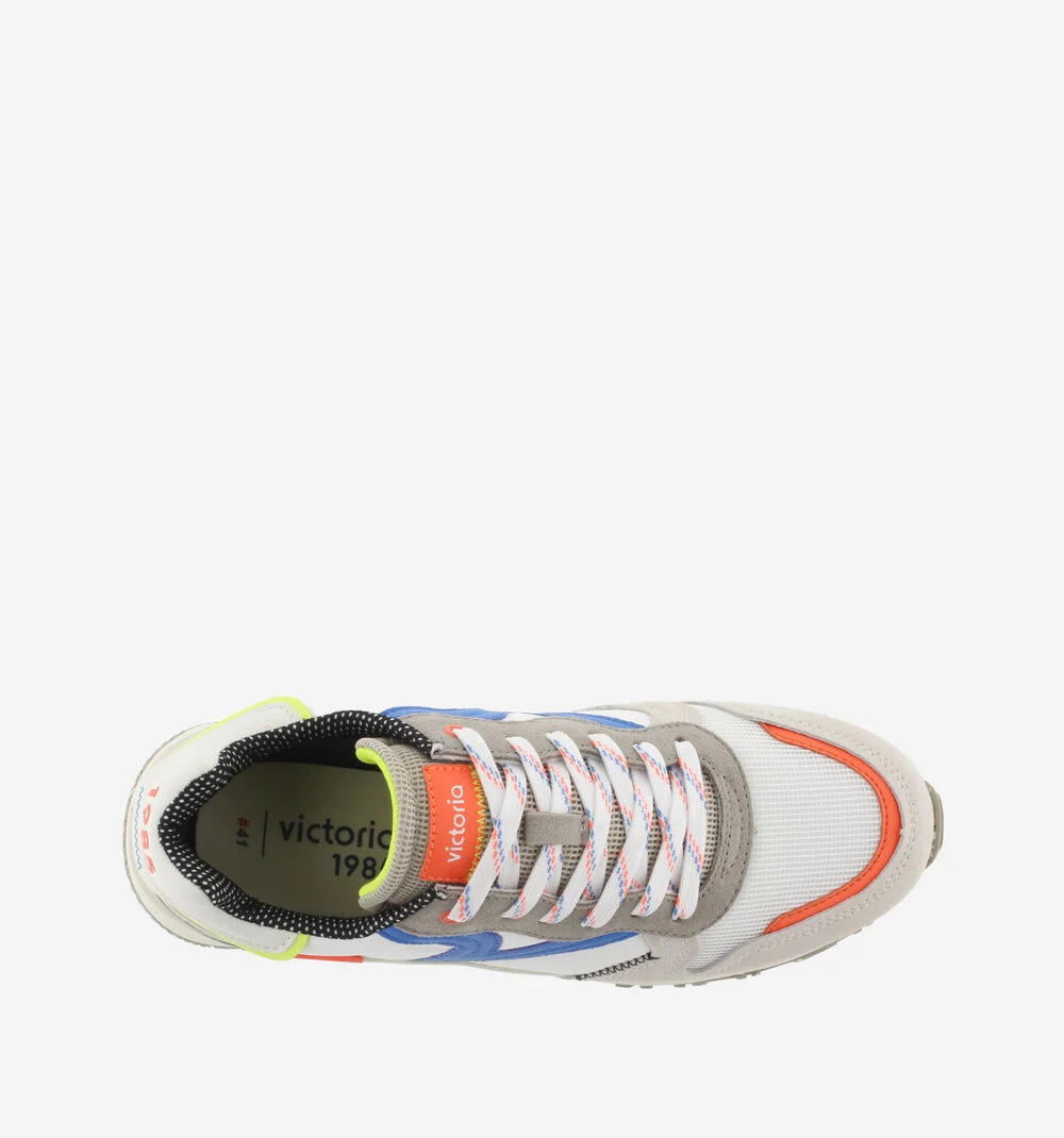 LEGGERA - NEÓN TOUCH Baskets détail fluo pour homme BLANCO