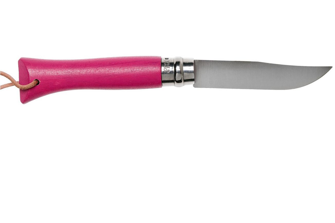 Opinel zakmes Trekking No. 06RV zakmes, Raspberry