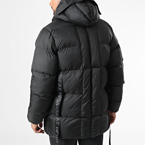 Doudoune Longue Capuche MNT-10024 Noir