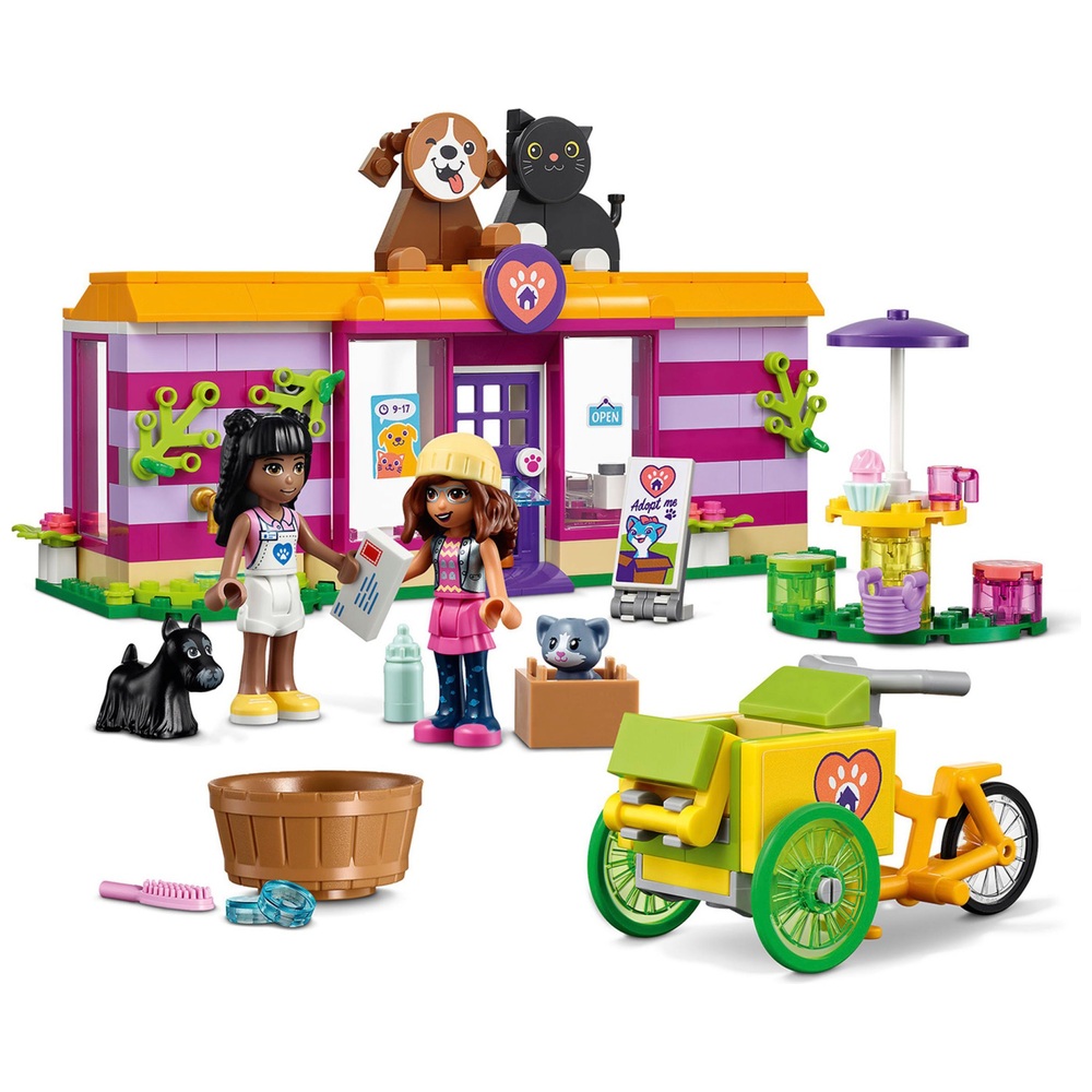 LEGO Friends 41699 Tieradoptionscafé Tierrettungsset
