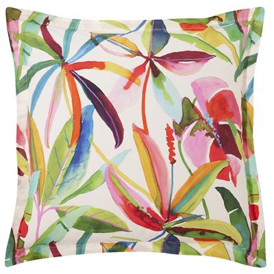 Linge de lit feuilles multicolores