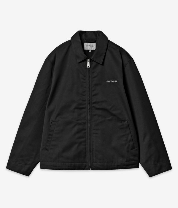 Carhartt WIP Module Script Denison Jacke (black black rigid)